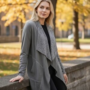 Soft Surroundings L bohemian sweater coat Cardigan hippie boho vibe ✨️